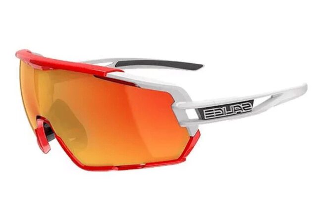 SENIOR VISOR + SPARE LENS WHITE-RED RW RED