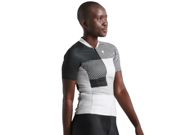 SL+ LOGO STRIPE JERSEY SS WMN